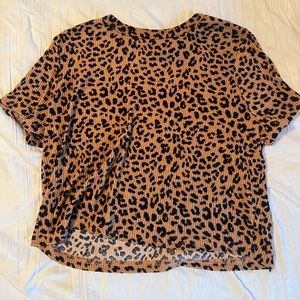 Rue21 leopard crop